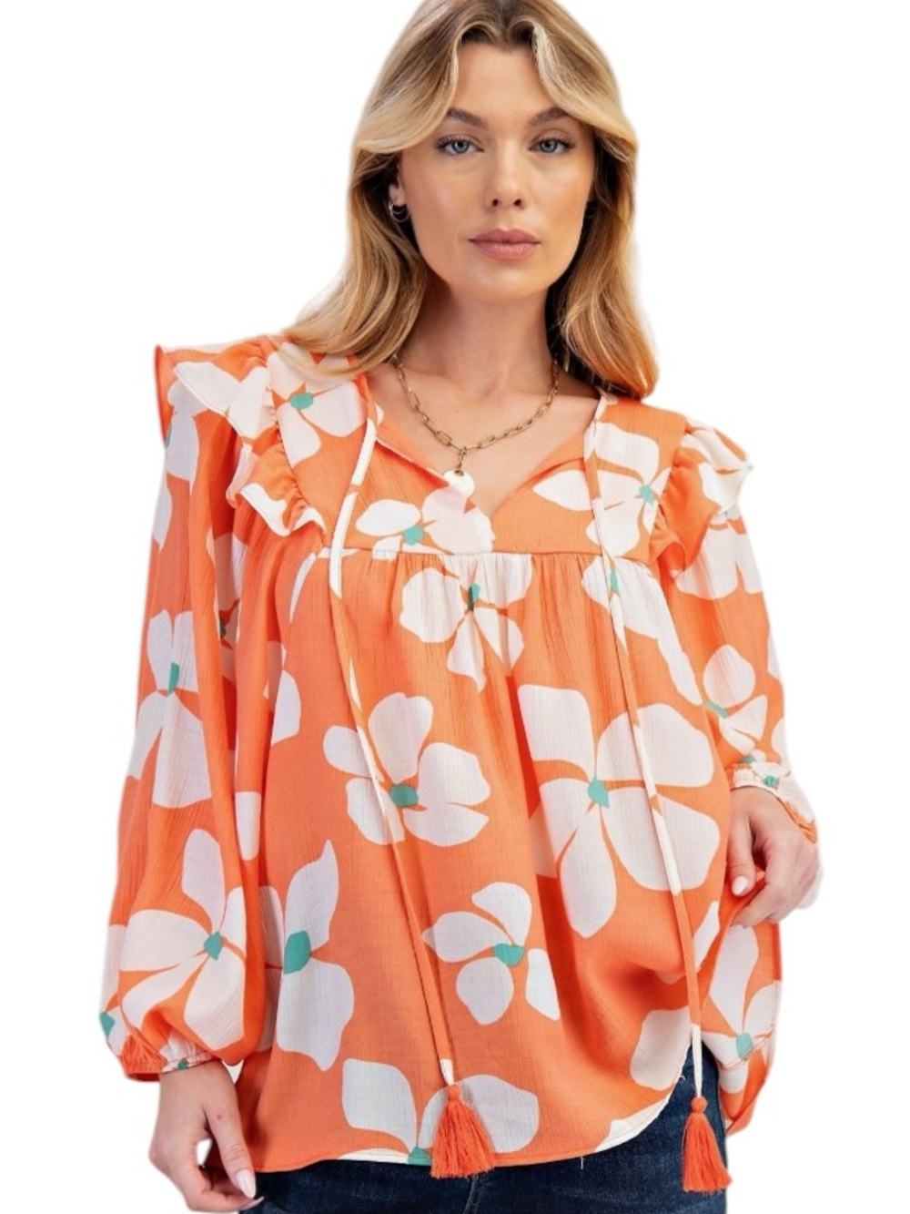 0810:  EASEL NWT TOP ORANGE (H27)